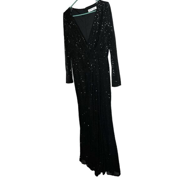 Mac Duggal Black Sequin Gown - Picture 6 of 14